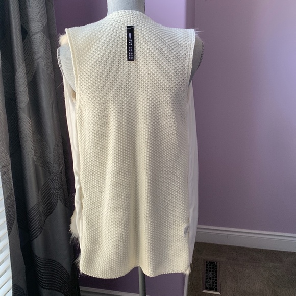 Design Lab by Lord & Taylor Faux Fur Vest - Picture 9 of 10